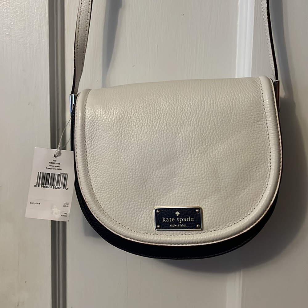 Kate Spade blue/white Oliver Street crossbody